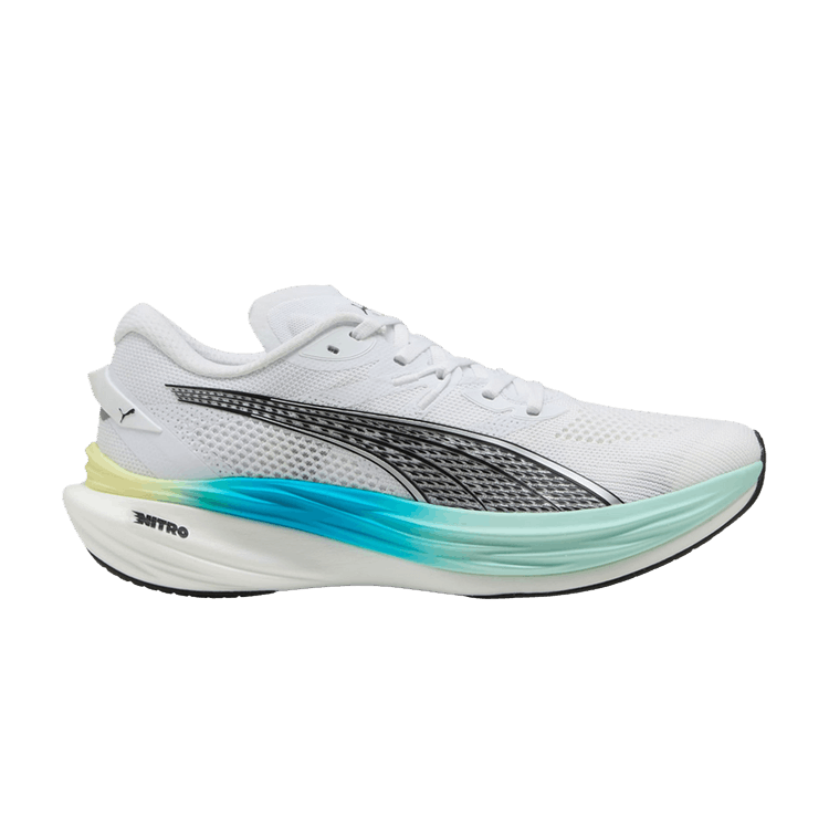 Puma Deviate Nitro 3 Wide 'White Speed Blue'