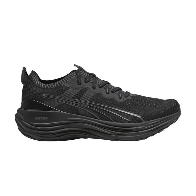 Puma ForeverRun Nitro Knit 'Black Shadow Grey'