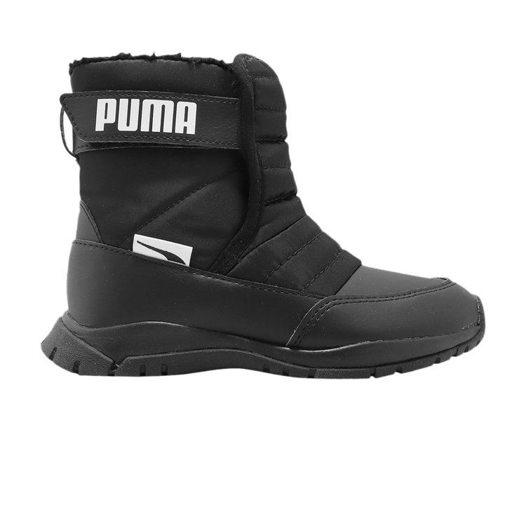 Puma Nieve Winter Boot AC Little Kid 'Black White'