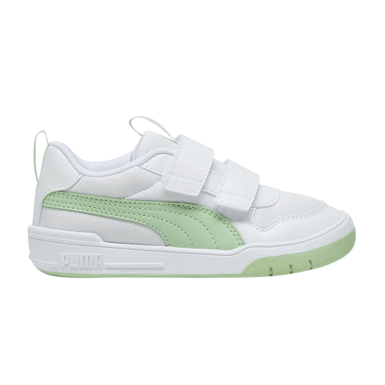 Puma Multiflex Mesh V Little Kid 'White Pure Green'