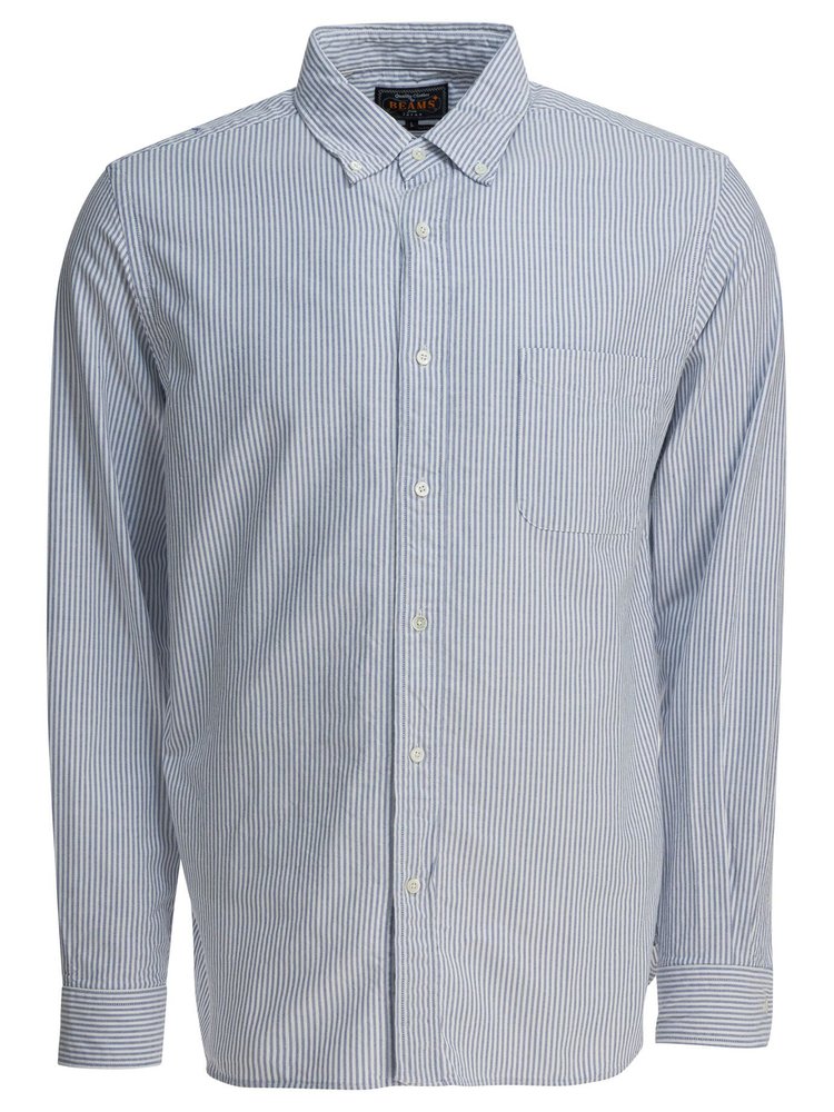 Beams Plus Striped Button-Down Shirt