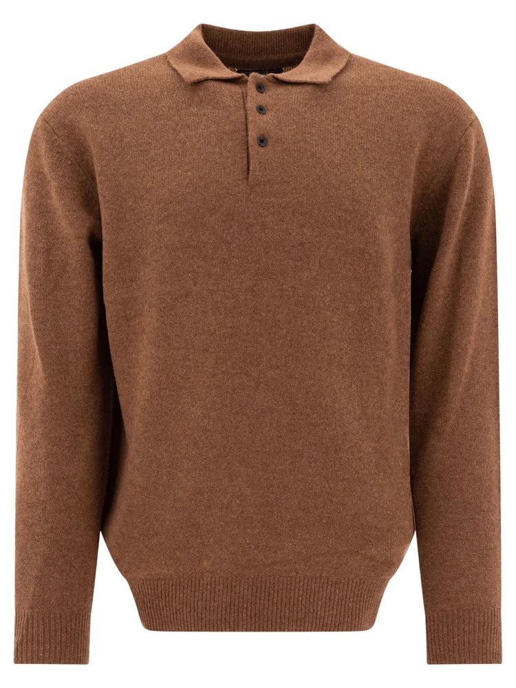 Beams Plus 9G Knit Wool Polo Shirt