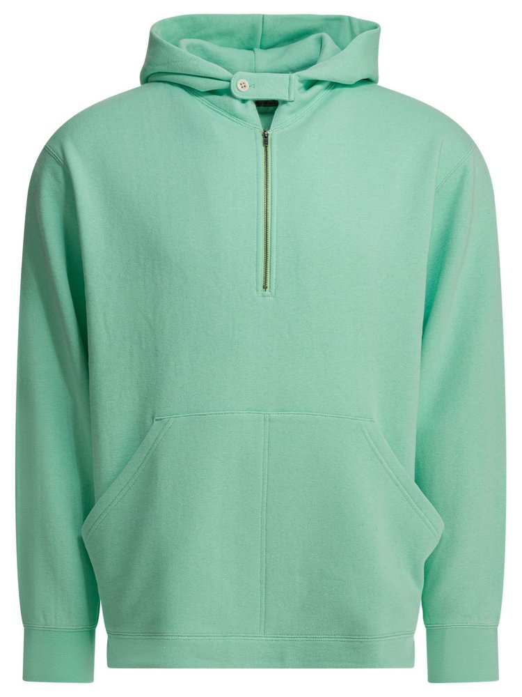Beams Plus Half Zip Hoodie