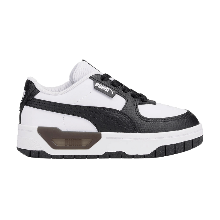 Puma Cali Dream Leather Little Kid 'White Black'
