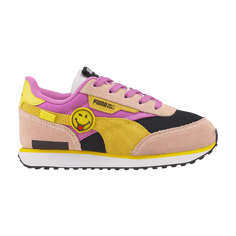 SmileyWorld x Puma Future Rider Little Kid 'Rose Quartz Mauve Pop'