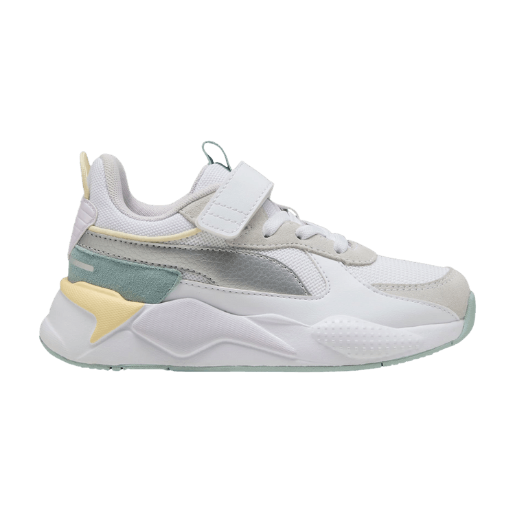 Puma RS-X Metallic AC+ Little Kid 'White Silver'