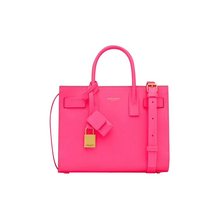 Saint Laurent Nano Sac Du Jour Tote Bag 'Pink Glow/Black'