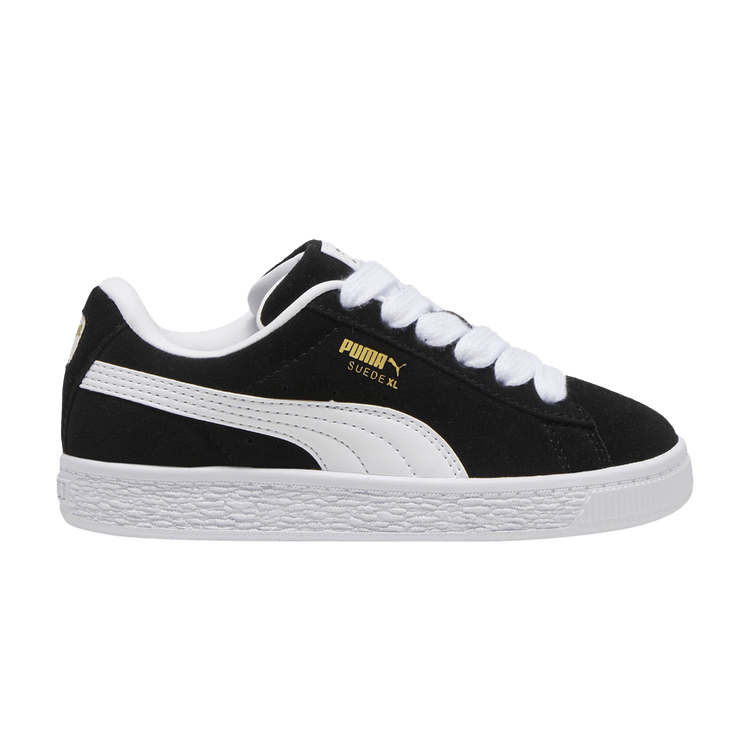 Puma Suede XL Little Kid 'Black White'
