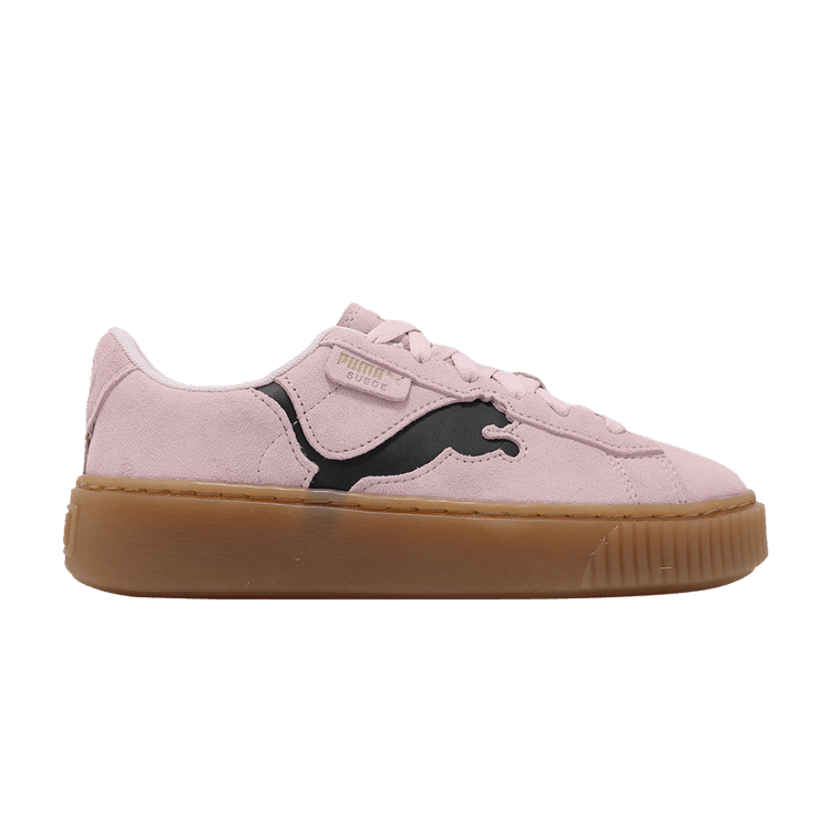 Puma Wmns Suede Platform 'Cutout - Pearl Pink Black'