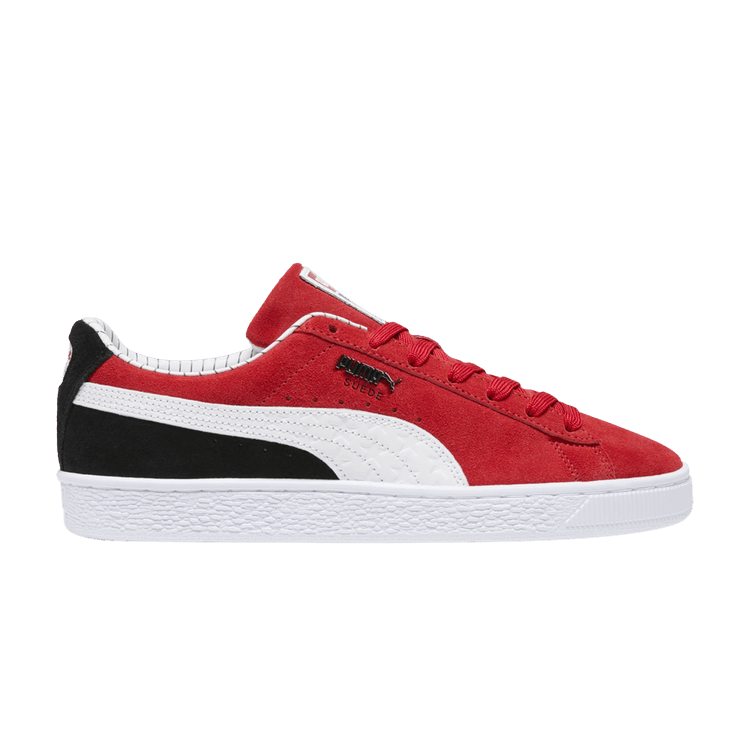 Pinstripe Sports Club x Puma Suede 'Red Black'