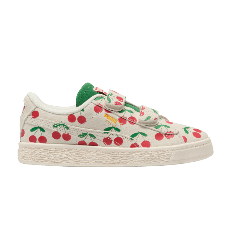 Bebe De Pino x Puma Suede Classic 21 Little Kid 'Frosted Ivory Cherries'