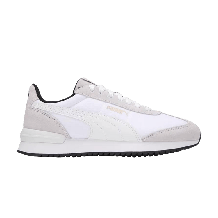 Puma R78 Nylon Retro 'White Feather Gray Gold'