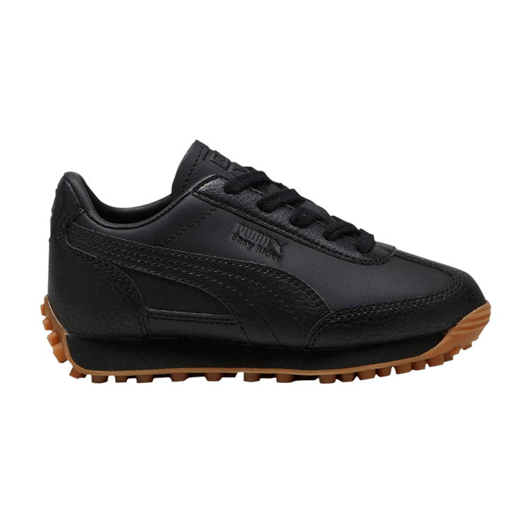 Puma Easy Rider Leather Little Kid 'Black Gum'