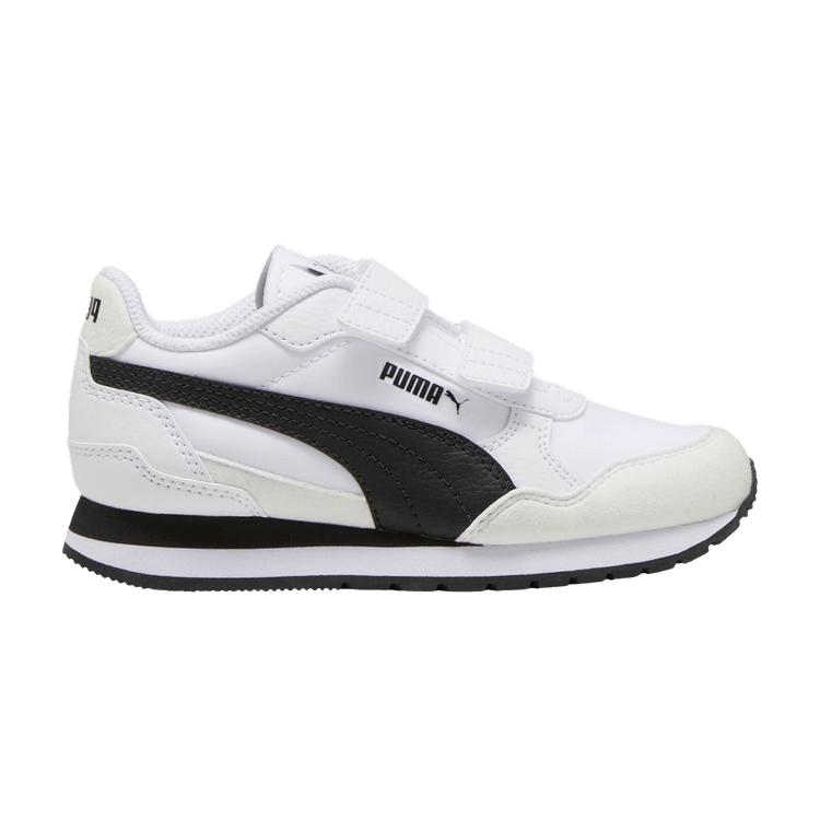 Puma ST Runner v4 Nylon Little Kid 'White Black'