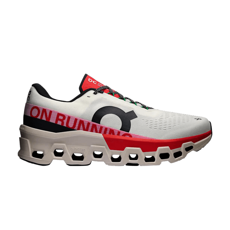 Cloudmonster 2 'Ivory Silver Red'