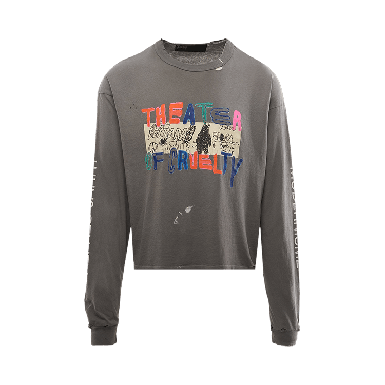 Paly Hollywood Theater Of Cruelty Long-Sleeve T-Shirt 'Vintage Black'