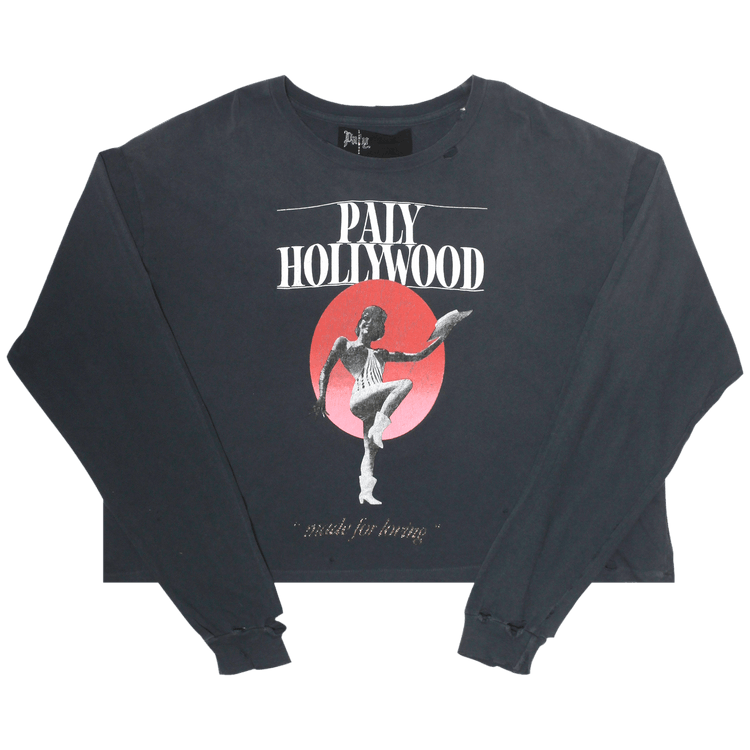 Paly Hollywood Myra Breckenridge Long-Sleeve Tee 'Vintage Black'