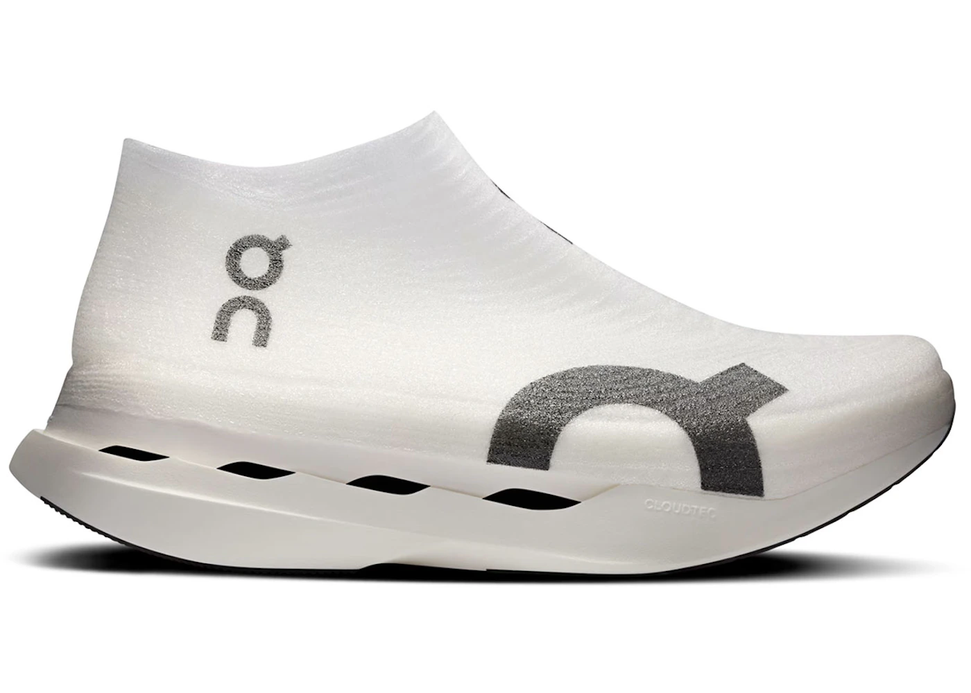 On Running Cloudboom Strike LS White Black