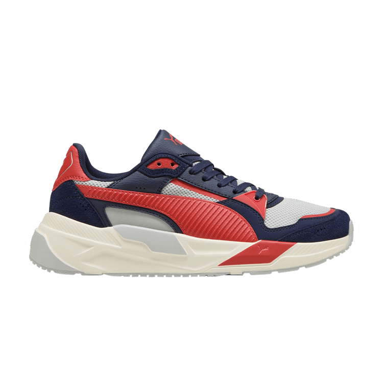 Puma Trinity 2 'Light Gray Red Fire Navy'