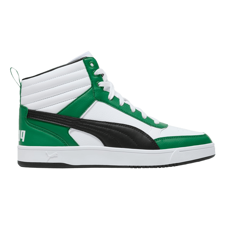 Puma Dribble Mid 'White Black Archive Green'