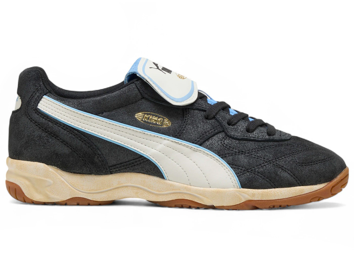 Puma King Indoor Black Warm White University Blue