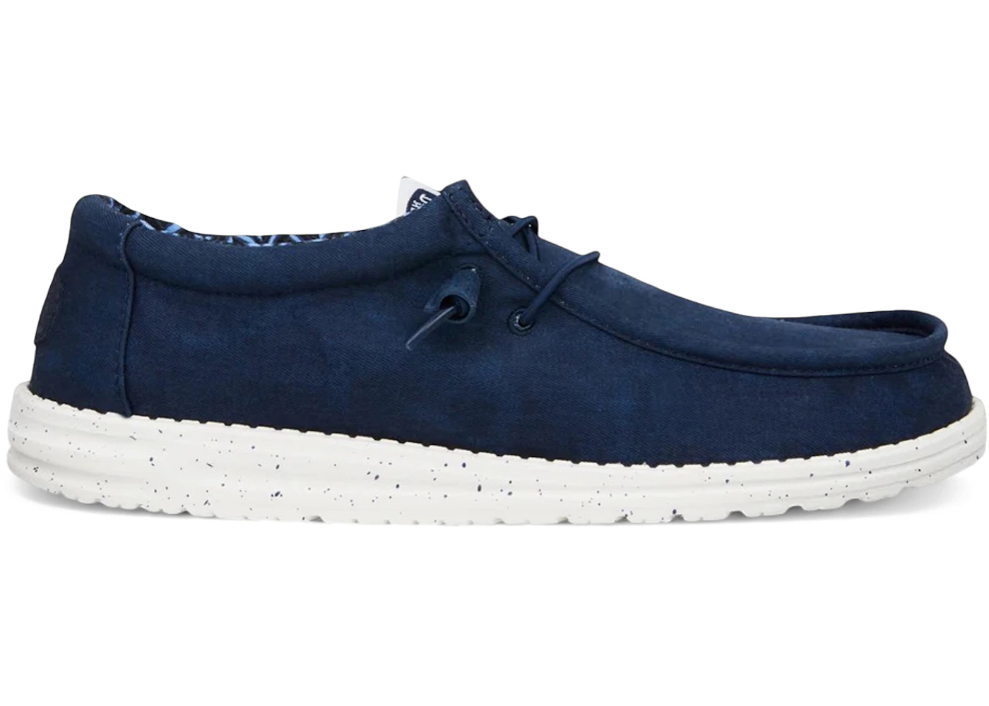 Hey Dude Wally Stretch Canvas Navy
