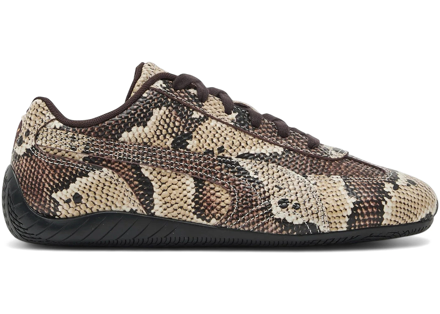 Puma Speedcat Snake Print Bitter Chocolate Toasted Almond