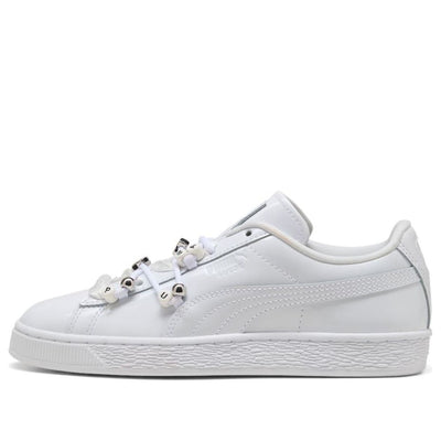 (WMNS) PUMA Suede Bloom Patent 'White Feather Gray'