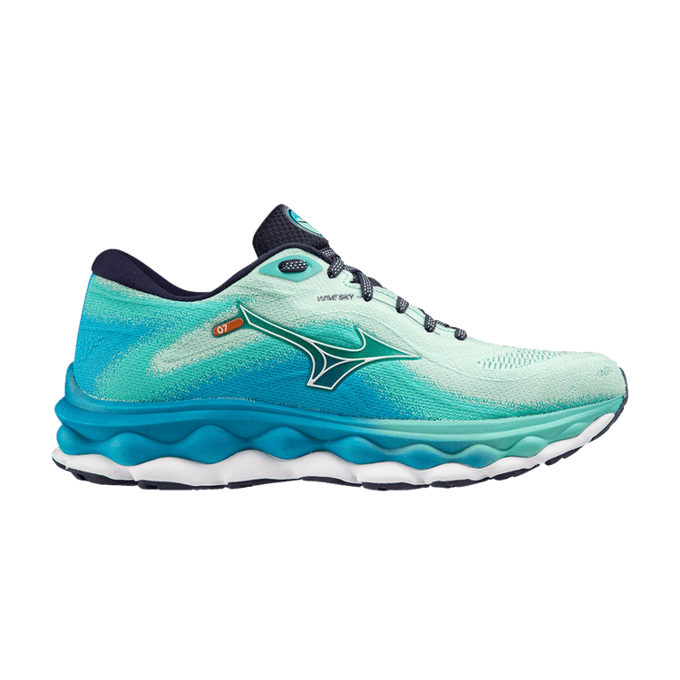 Mizuno Wmns Wave Sky 7 'Beveled Glass White'