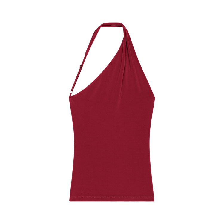 Courrèges Slash Asymmetrical Top 'Red'