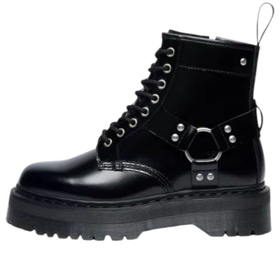 Dr. Martens 1460 Quad Harness Platform Boots 'Black'