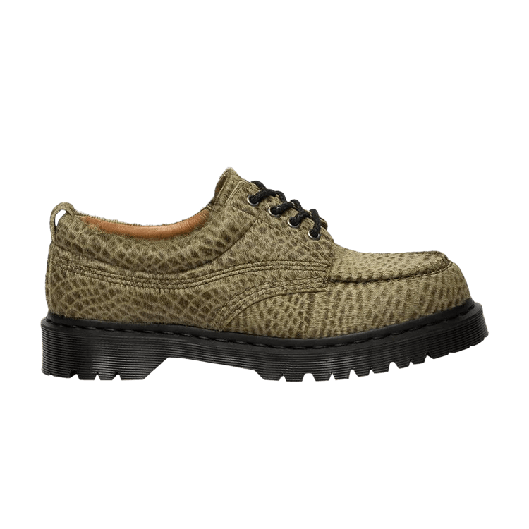 Dr. Martens Lowell Chucka Mock Toe 'Olive Green Pebble Emobssed Hair'