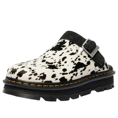 Dr. Martens Zebzag Mule 'Dalmatian'