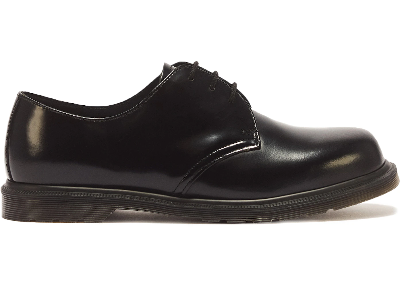Dr. Martens Mayfare Rub Off Leather Shoes Black