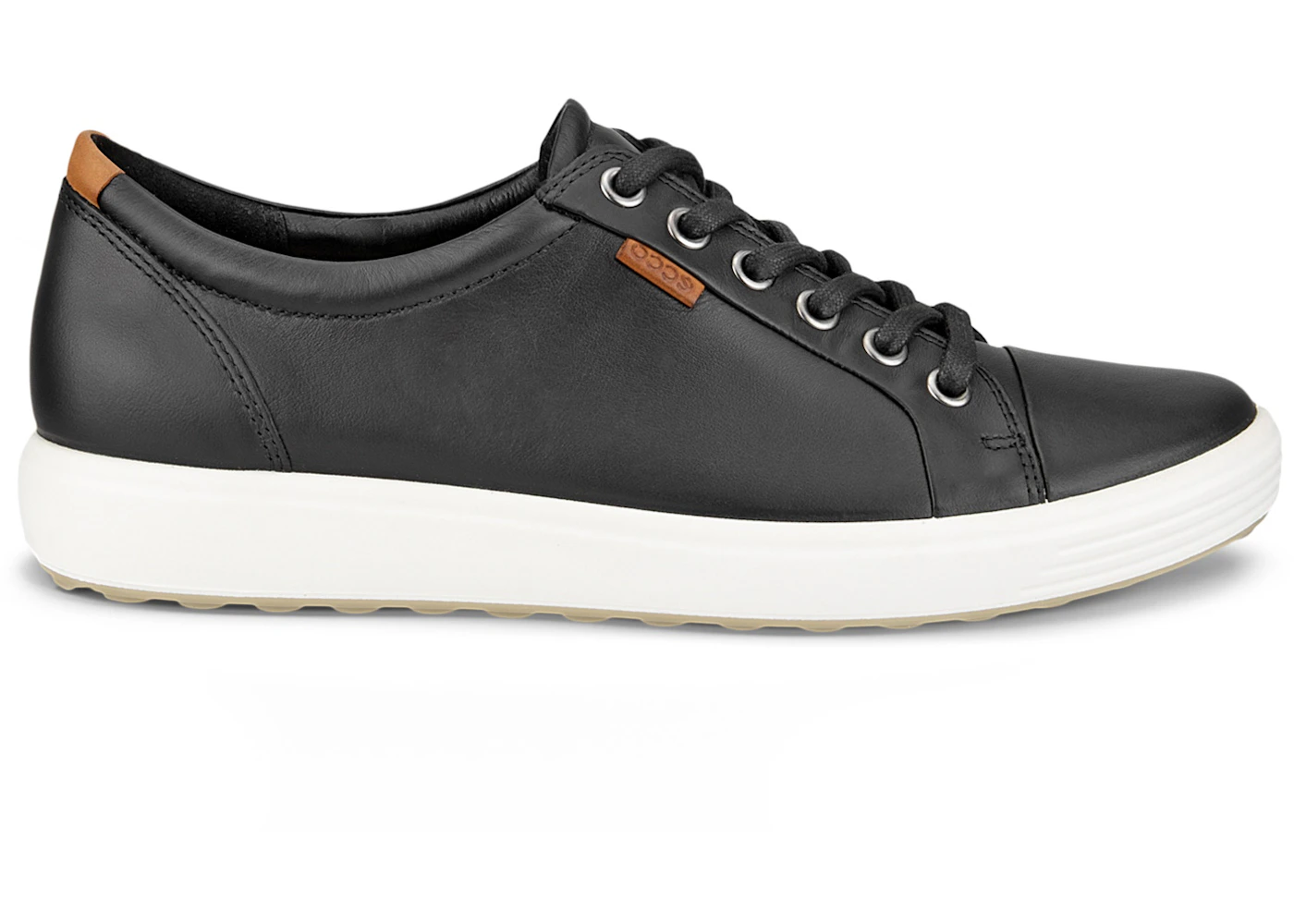 Ecco Soft 7 Black White (Women's)