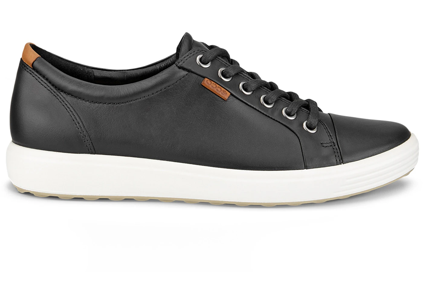 Ecco Soft 7 Black White (Women's)