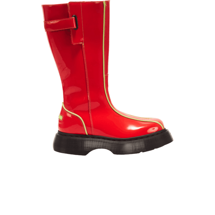 Dr. Martens Wmns Buzz Hi Powerpuff Girls Boot 'Cherry Red'