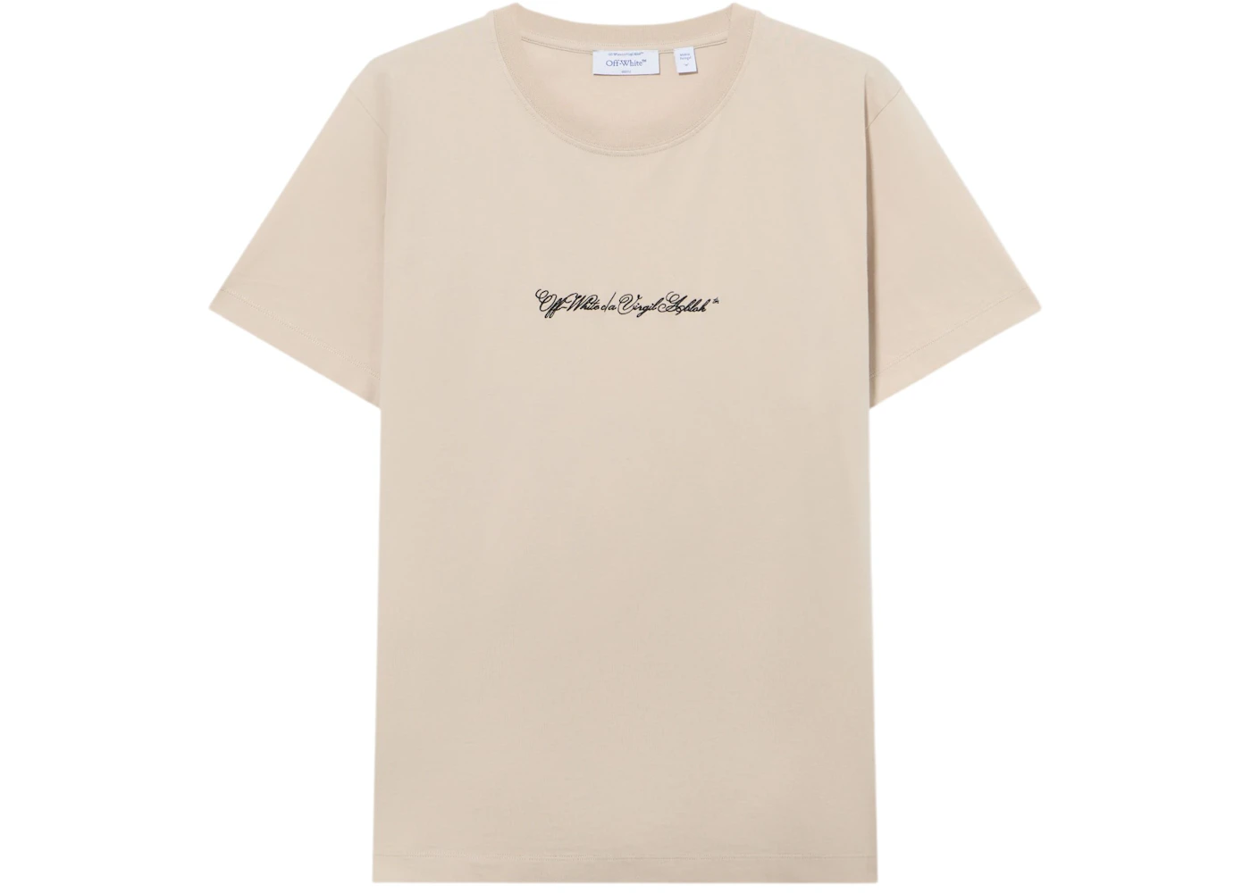 OFF-WHITE Script Arrow Slim T-shirt Pumice Stone