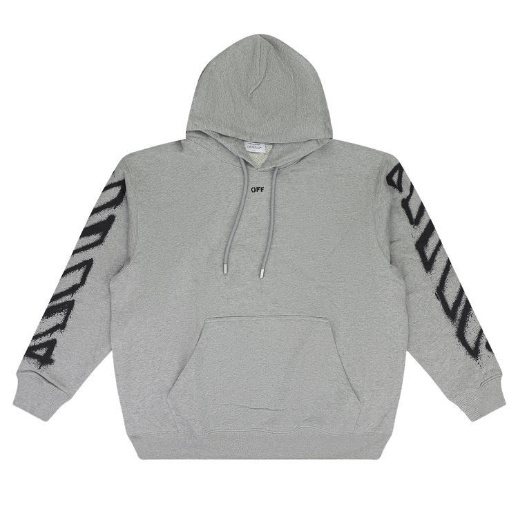 Off-White Spray Can Arrow Hoodie 'Grey'
