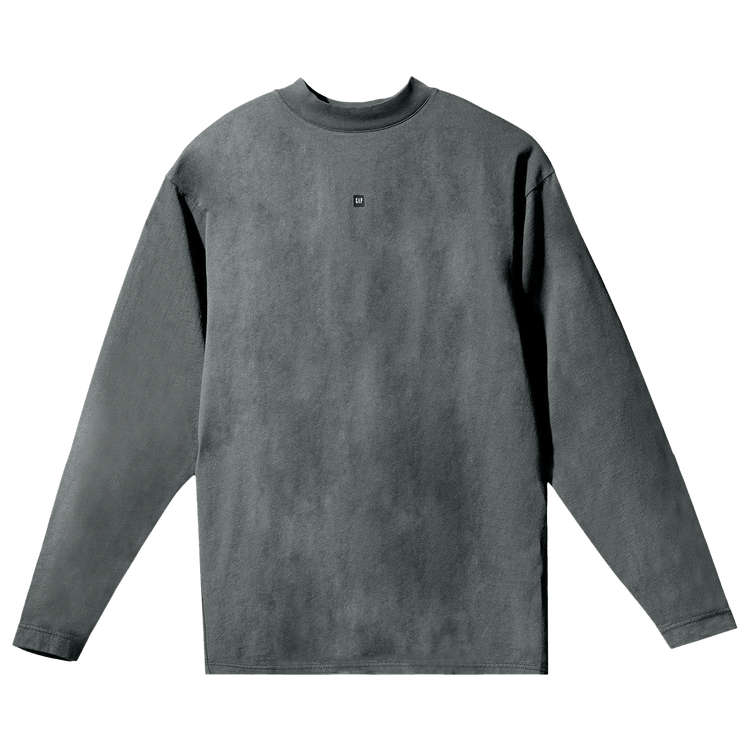 Yeezy Gap Engineered by Balenciaga Logo Long-Sleeve Tee 'Dark Green'
