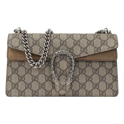 (WMNS) Gucci GG Dionysus Small-Sized Single-Shoulder Bag Grey/Brown