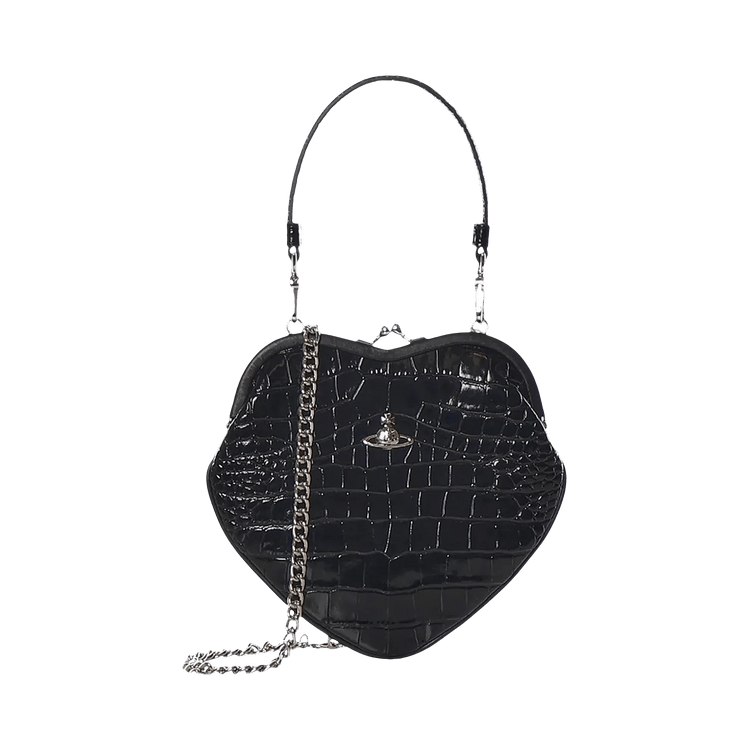 Vivienne Westwood Belle Heart Frame Purse 'Black'