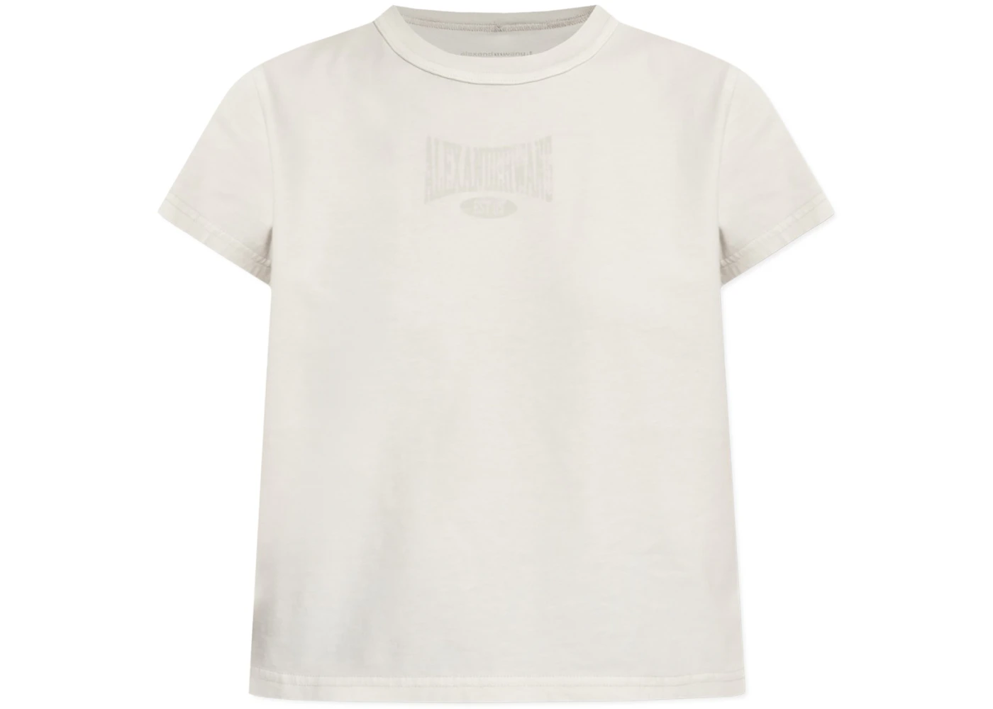 T by Alexander Wang Graphic Shrunk T-shirt Dbrn