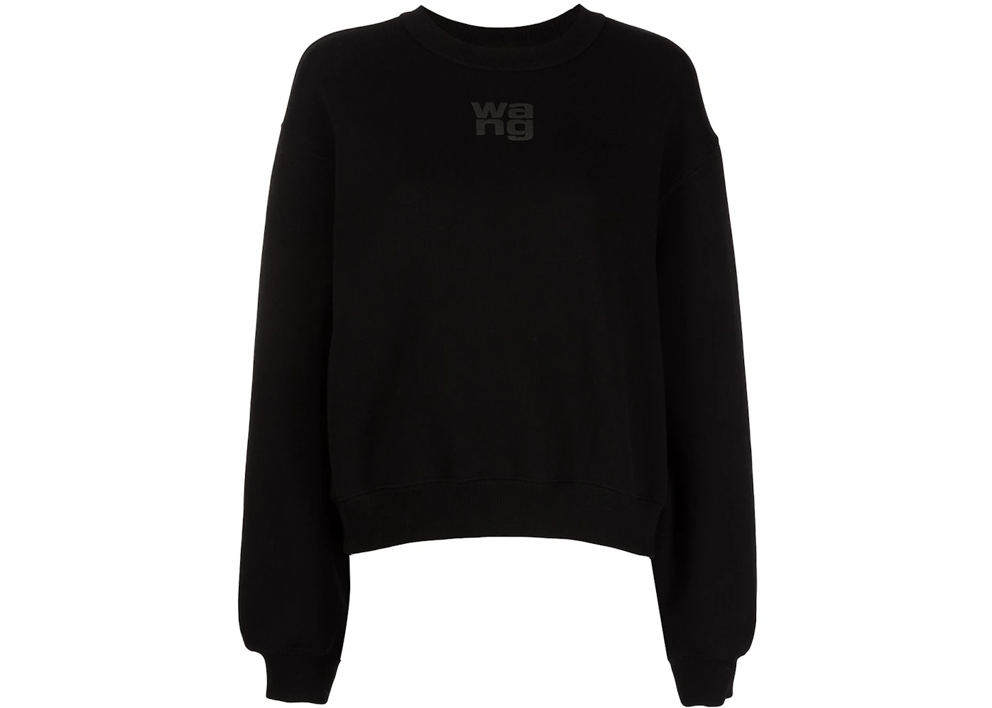 Alexander Wang Logo-Print Crewneck Black