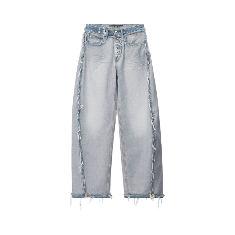 Alexander Wang Emboss Logo Inverted Blow Up Jean 'Inverted Bleach Blue'