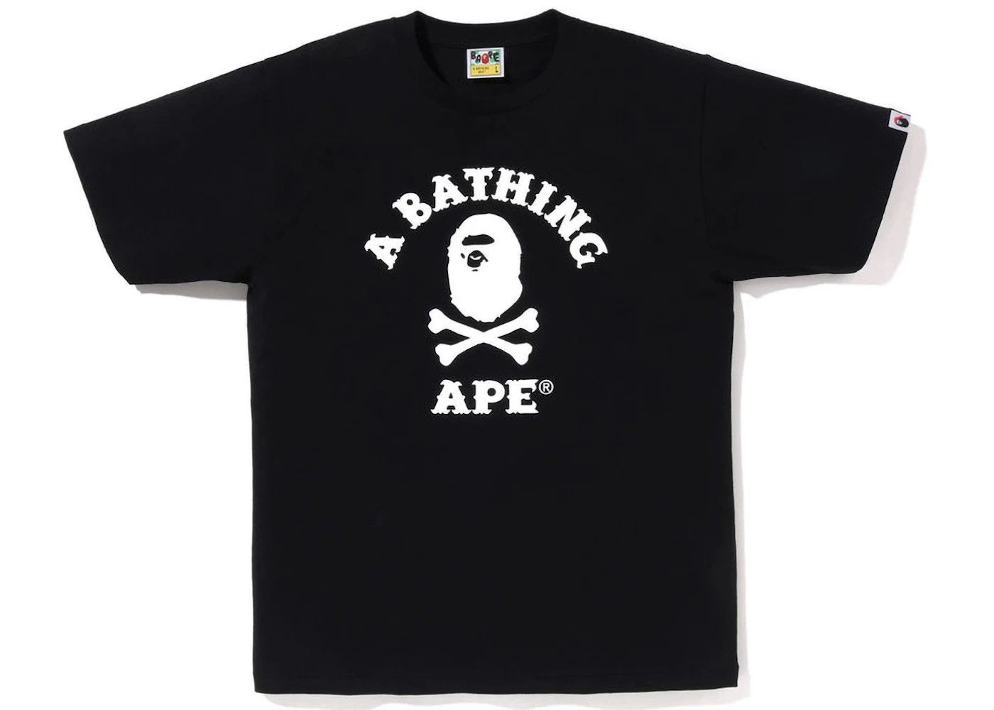 BAPE Captain Ape Crossbone Tee Black