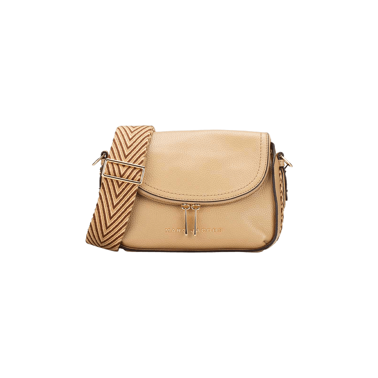 Marc Jacobs Grooved Webbing Mini Messenger Bag 'Iced Coffee'
