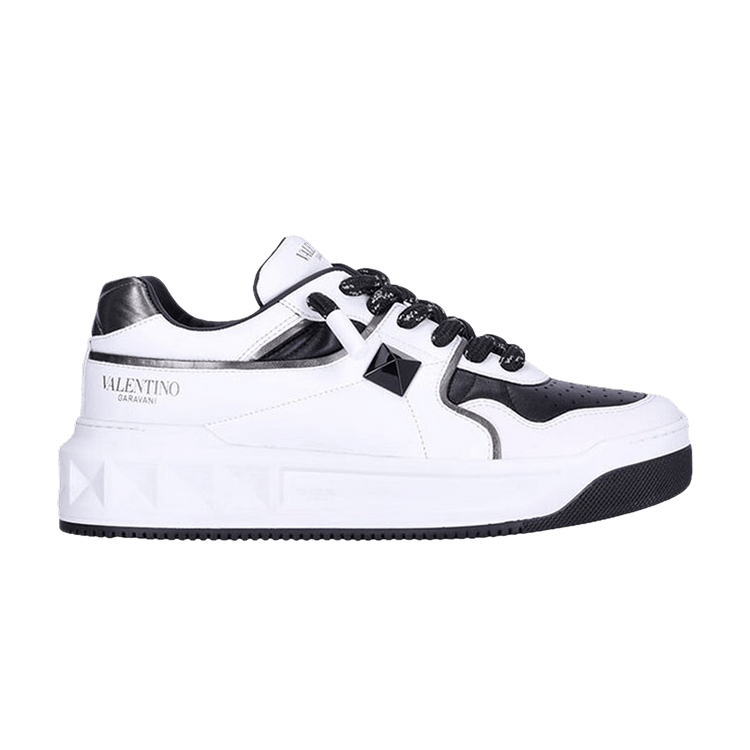 Valentino One Stud Low 'White Black Toe'