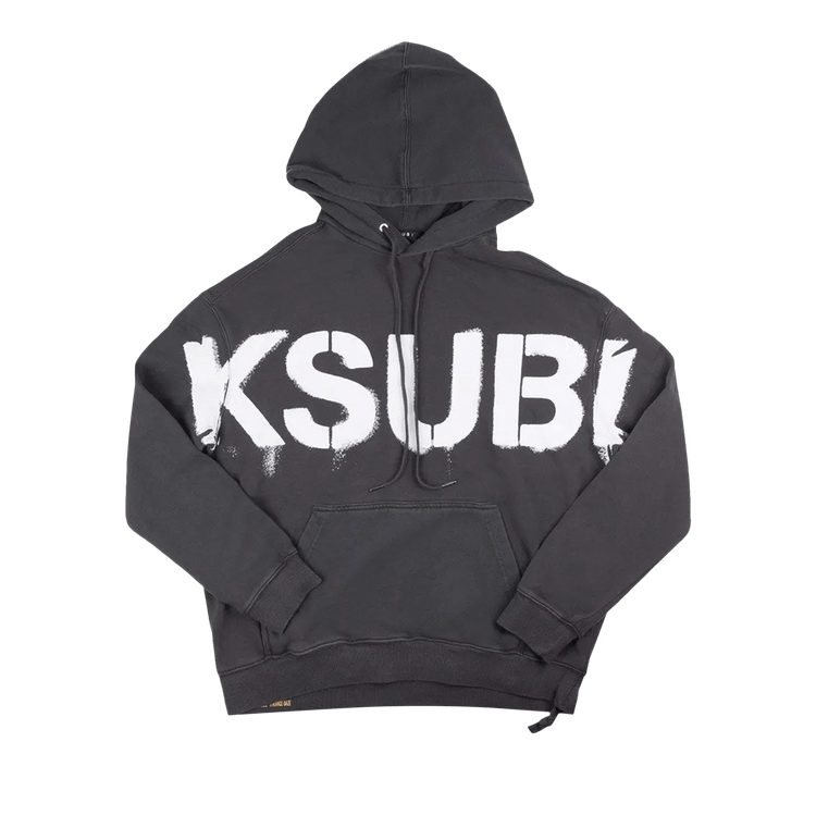 Ksubi Stencil Biggie Hoodie 'Grey'