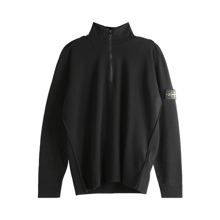 Stone Island Long-Sleeve Polo Shirt  'Black'